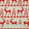 Fabric by the metre - 276 Christmas - Reindeer - Red